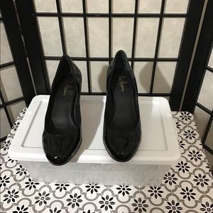 NWOT Cole Haan Wm Patent Leather with Leather Sole Pump In Black